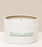 Lime, Basil and mandarin - Tin candle, fresh and fruity scent  - Image 5