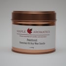 Maple Aromatics Patchouli Soy Wax Rose Gold 150g Candle Tin