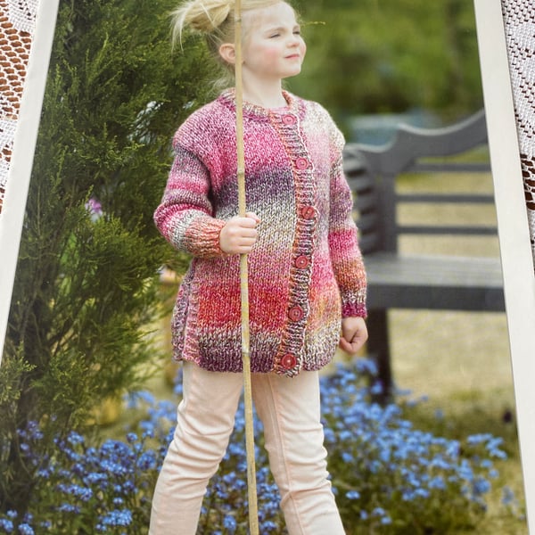 James C Brett cardigan knitting pattern 