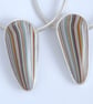 Statement fordite hoop earrings - Image 4