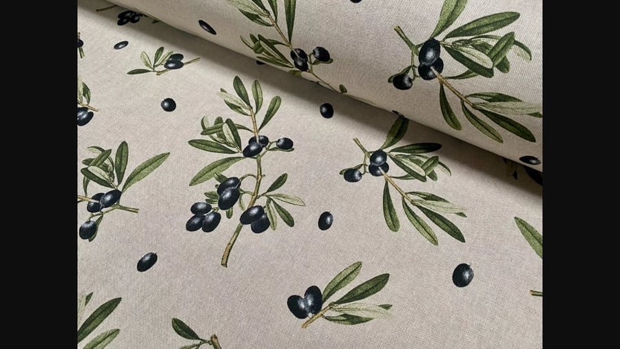 Olives Tablecloth 250 x 135cm