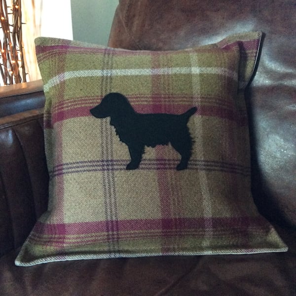 Dog Breed Cushion Cover.  Any breed. Made to fit 18” infill. 