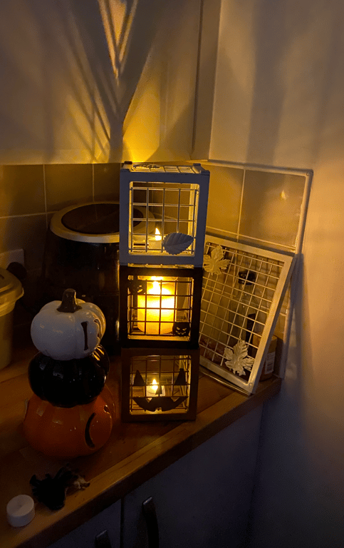 Handmade Steel Pumpkin Light Boxes – Halloween Jack-O’-Lantern Candle Holder 