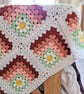 Crochet Daisy Baby Blanket – Peach Granny Squares - Ready to Ship  - Image 2