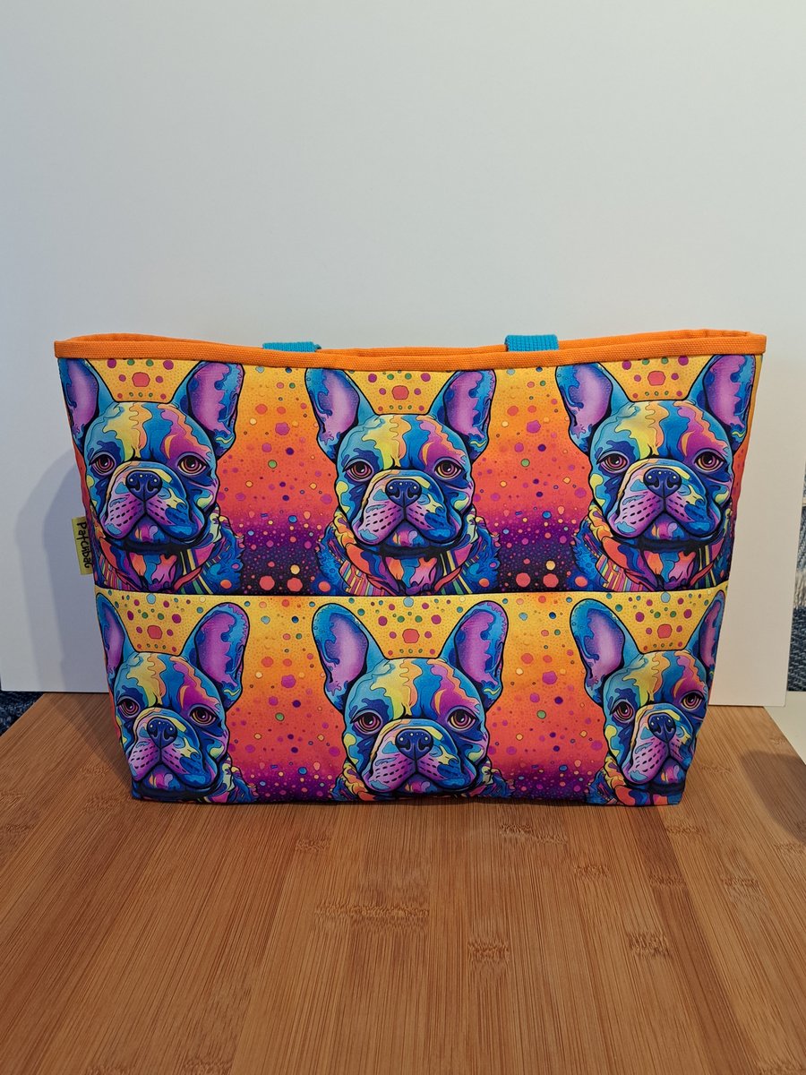 Big tote bag,shopping bag,Dogs 