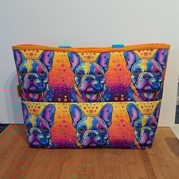 Big tote bag,shopping bag,Dogs 