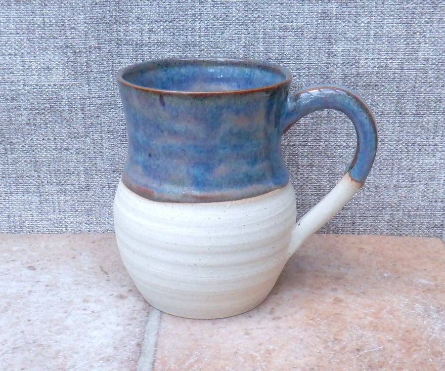 Beer stein tankard large mug hand thrown stoneware handmade pottery wheelthrown