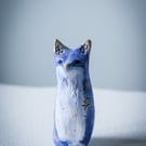 Handmade Starry Fox Sculpture