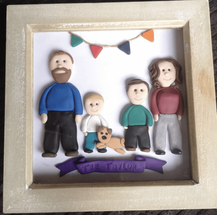 Clay family frame 