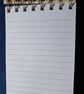 Quirky art A6 reporters notebooks hand decorated with original rainbow art - Image 3
