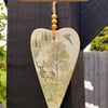 Woodland Scene Clay Hanging Heart
