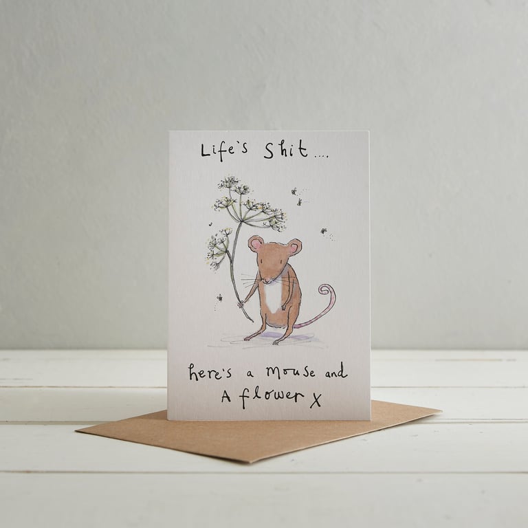 Lifes Shit Greetings Card