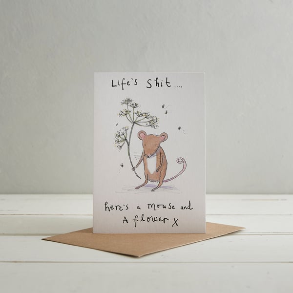 Lifes Shit Greetings Card