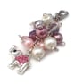 Pink Elephant Bag Charm - Image 1