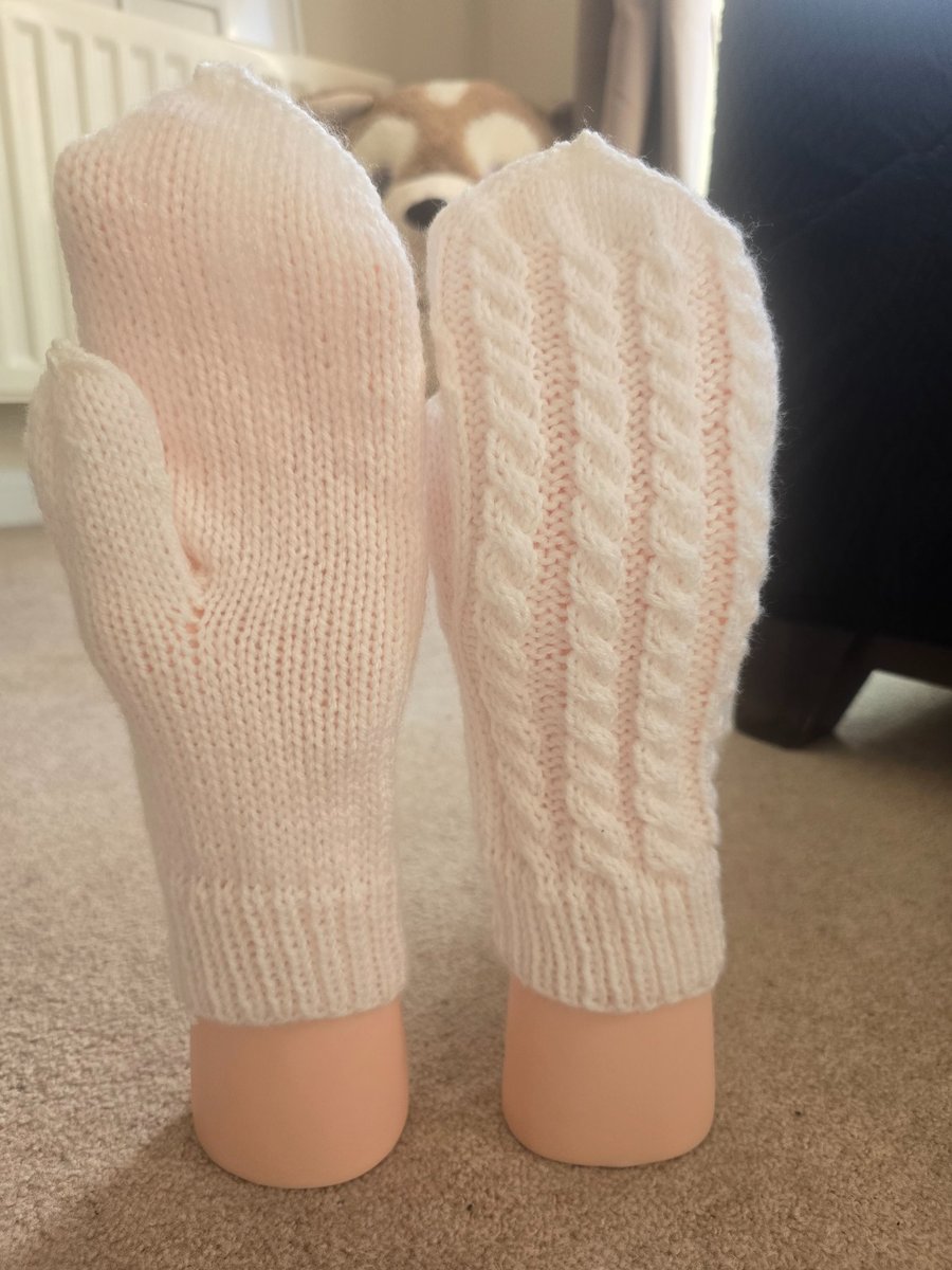 Image of Hand Knitted Mittens