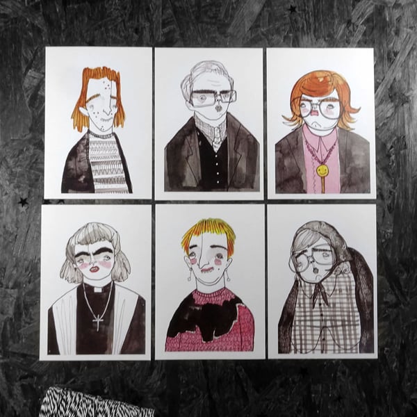 League of Gentlemen Fan Art- Mini print set
