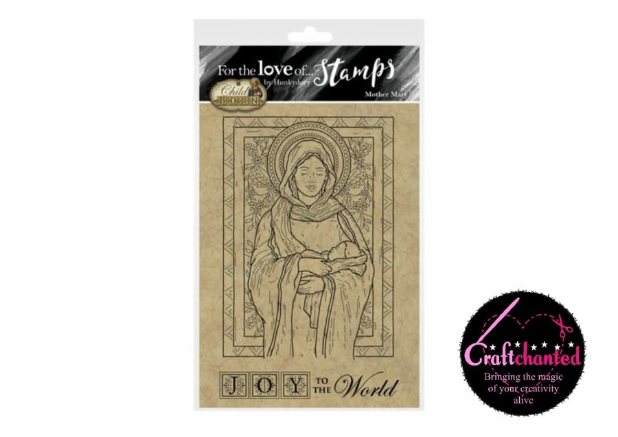 Hunkydory - For The Love Of Stamps - A Child Is Born - Mother Mary - A6 Stamp Se