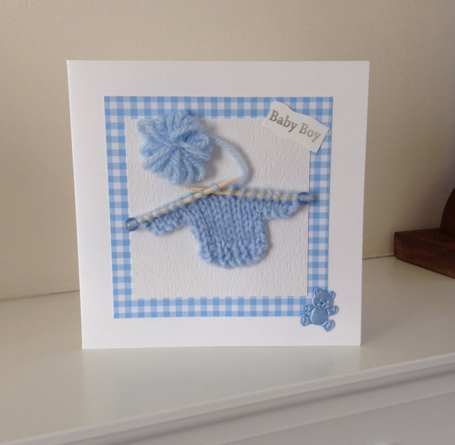 Card for a New Baby Boy