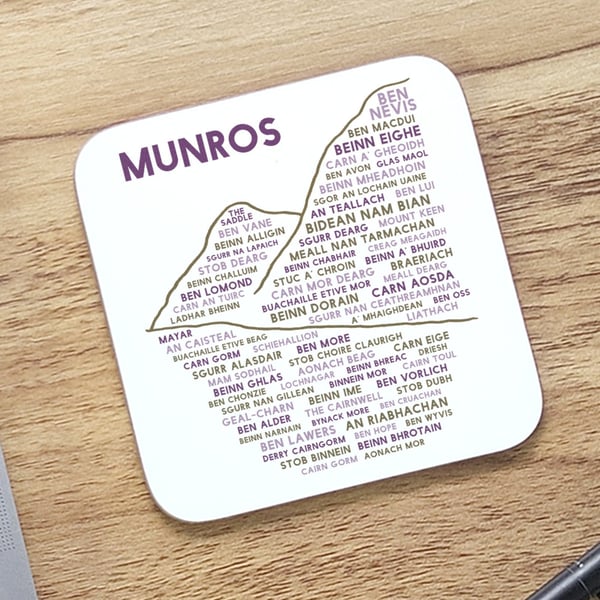 Munros coaster