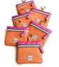 Special Edition Waterproof Dog Treat Bag Pouch in Pink and Orange - Image 2