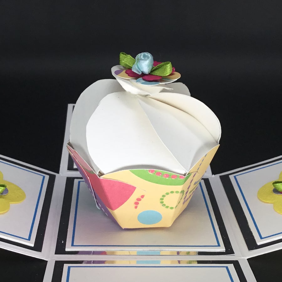 3D Delicious Cupcake Birthday Card