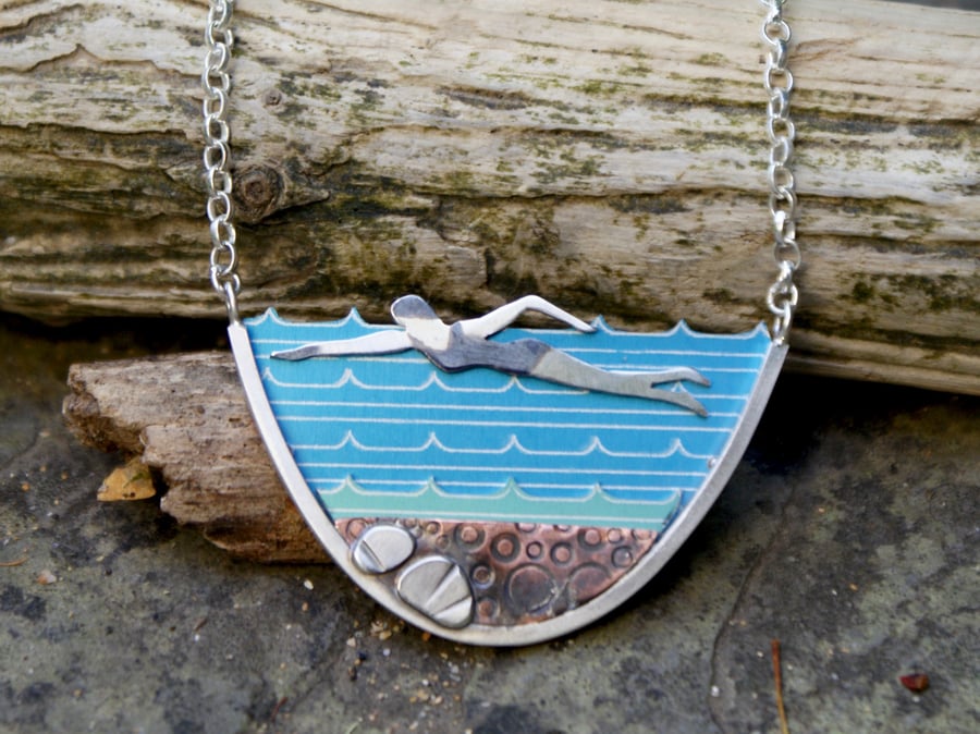 Sea Swimmer Necklace