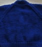 REDUCED 16" Navy Baby V Neck Hearts Cardigan - Image 4