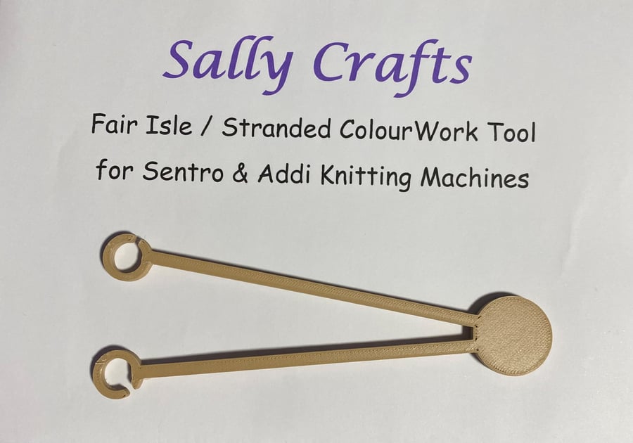 Stranded Colorwork Knitting Technique Tool for Sentro & Addi knitting machines