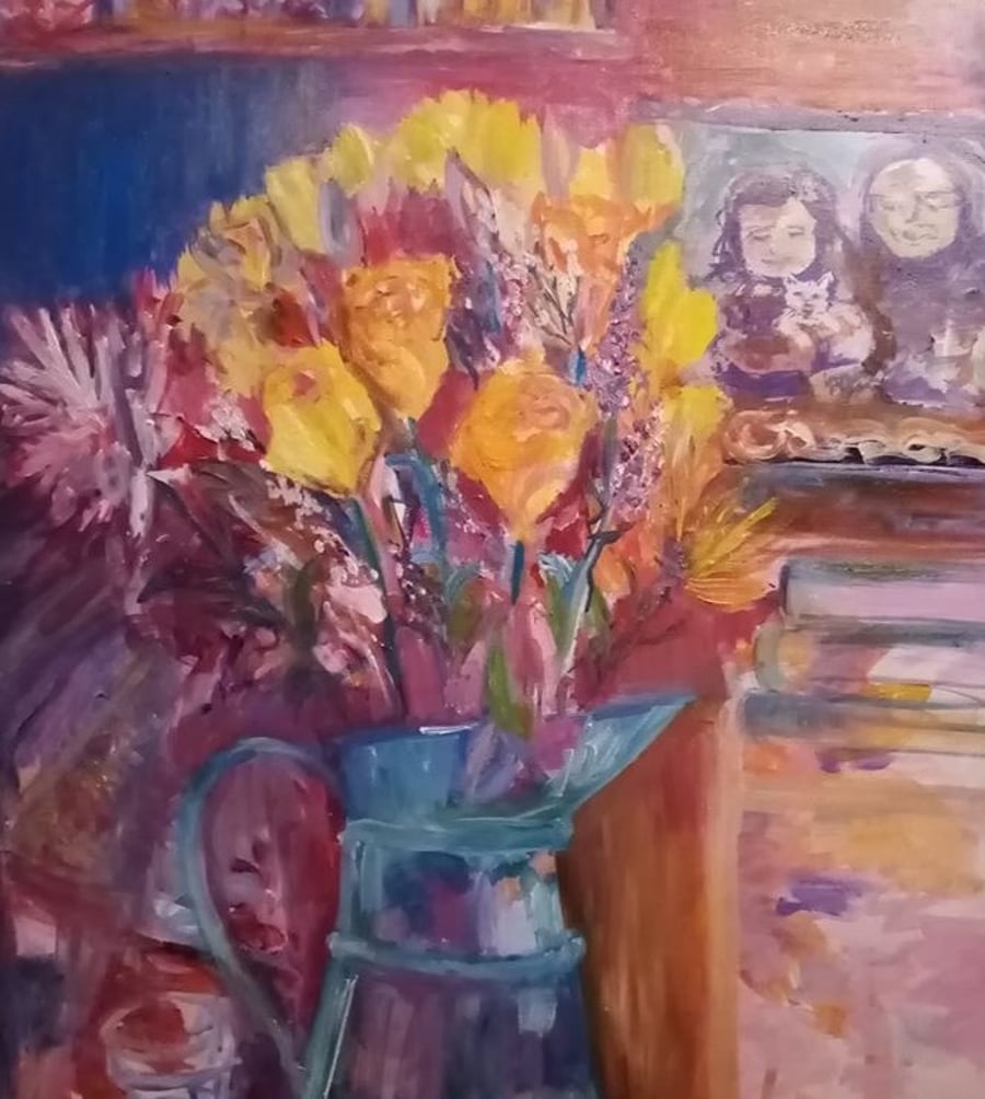 Flowers for Grandma card