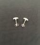 Pretty Round Tri-coloured Earstuds - Image 10