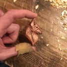 Hand Carved Fox Head Pendant 