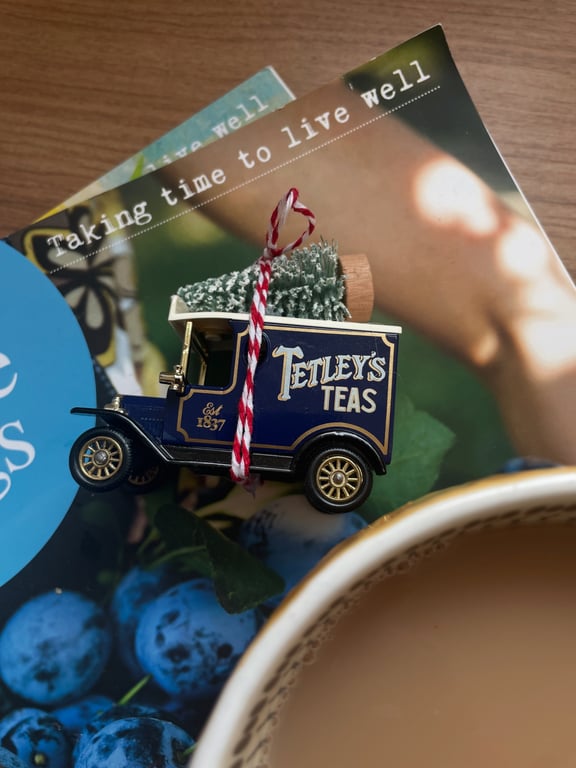 Tetley tea Christmas decoration
