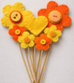 Hand made felt flower bunch  - Image 4