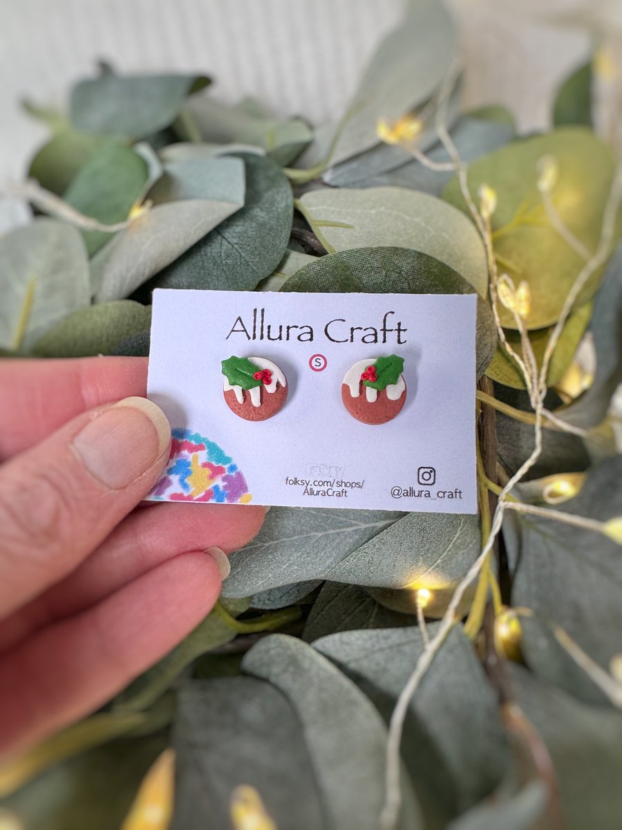 Christmas Pudding Studs - Small