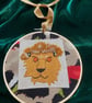 Magnificent lion embroidery hoop - Image 3