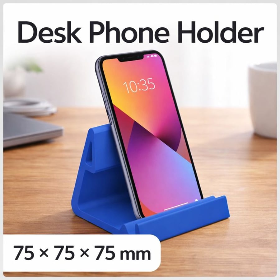 Desk Phone Holder Stand for Smartphone – 75 - 75 - 75 mm