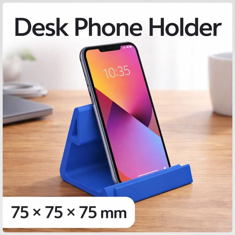 Desk Phone Holder Stand for Smartphone – 75 - 75 - 75 mm