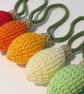 Crocheted Rainbow Bulb Garland - Image 2