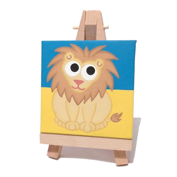 Ukrainian Lion Mini Painting
