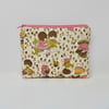 Coin purse cute children print pink