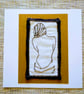 'The Pose'  Art Card - Image 1