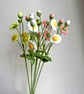 Hand Crocheted White Daisy Flowers Summer Seconds Home Decor  Gift for Her - Image 3
