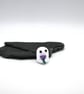 small glass ghost with flower keepsake figure