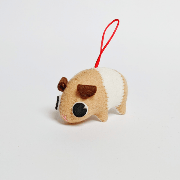Cute Guinea Pig hanging ornament