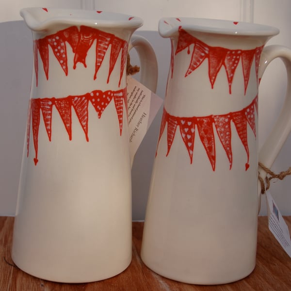 Love Bunting - tall jug