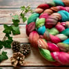 Merino tencel Spinning fibre 100g Yuletide 