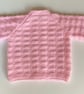 Baby cardigan hand knit 6-9 months - Image 4