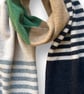 Striped and blocked Big Scarf - Image 2