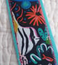 Bookmark - Tropical Coral Reef Fish fabric,  backed with wool felt - Image 5