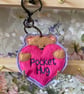 Pocket Hugs – Emotional Support,Gift, keyring, bag tag,  - Image 2